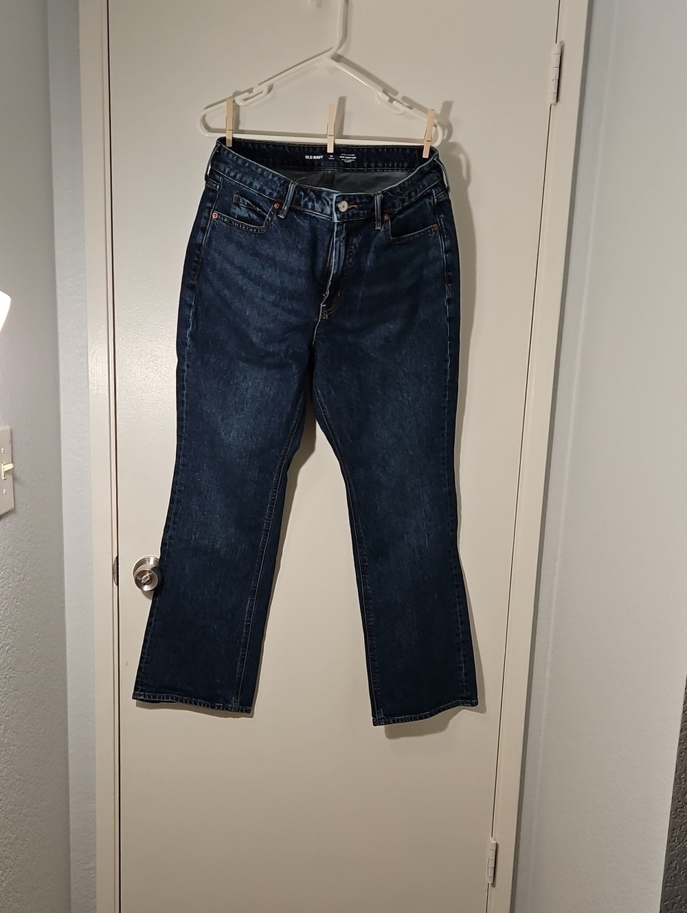 Extra High-Rise Dark Blue Women's Jeans